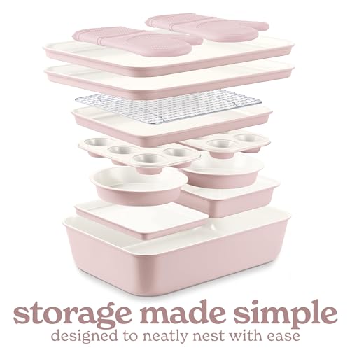 Nonstick Stackable Bakeware Set (13 Count)