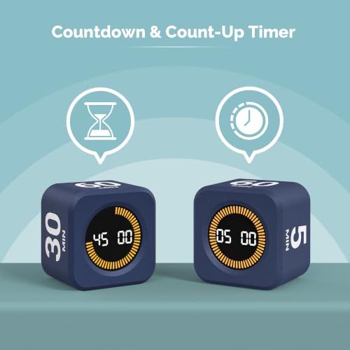 Pomodoro Timer (Navy Blue 5-10-30-60)