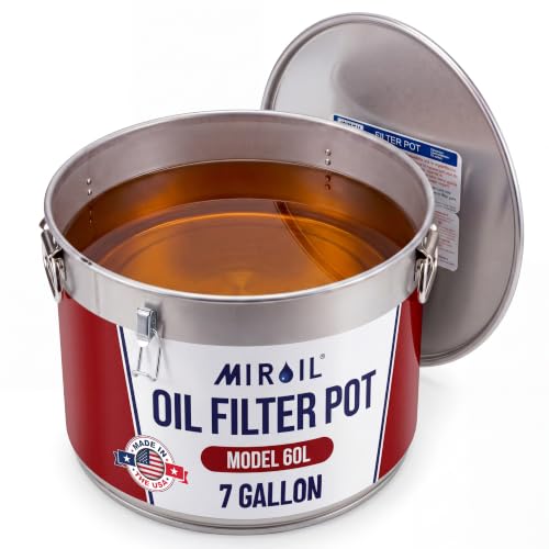 Oil Grease Bucket & Filter Pot (#60L-7Gal)