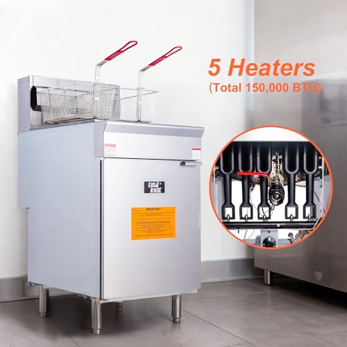 75 lb Commercial Propane Deep Fryer (Liquid Propane:63-75 lbs)