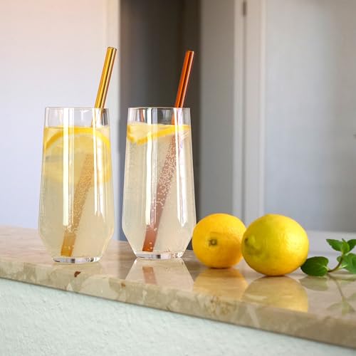 Quatrophil Longdrink Cocktail Glasses Crystal (13.25 Count)