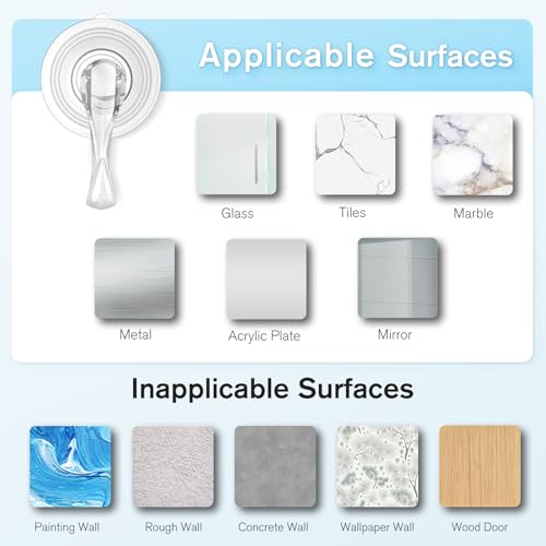 Suction Cup Hooks with Wipes