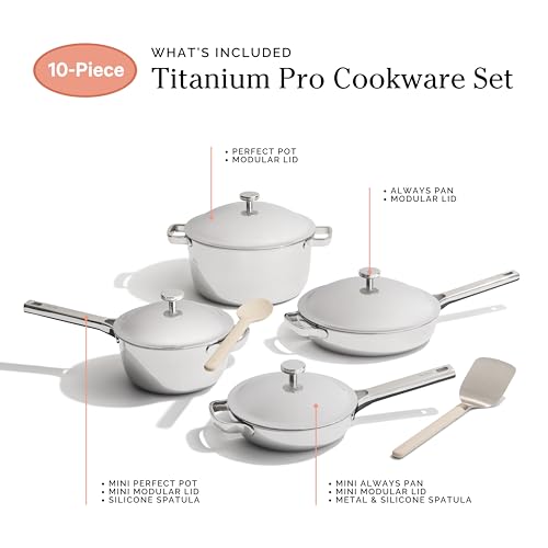 Titanium Pro Cookware Set (Chrome)