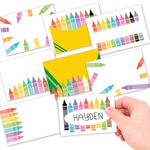 Self Adhesive Name Tags Sticker (Colorful Classic)