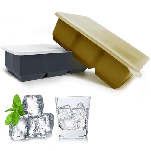 Silicone Ice Cube Trays (Dark Gray and Army green)