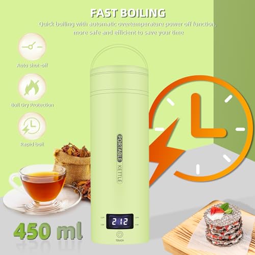 Portable Electric Kettle Travel (Green)