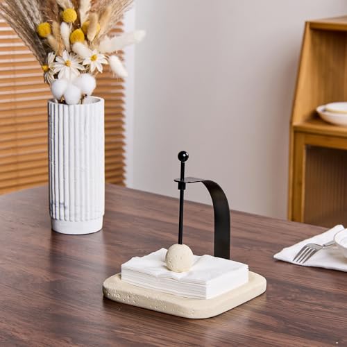 Natural Travertine Napkin Holder