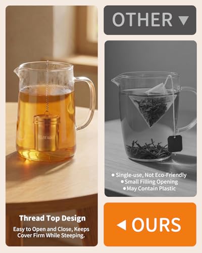 Tea Infuser 2 Pack (Large × 1 + Small × 1 / Classic)