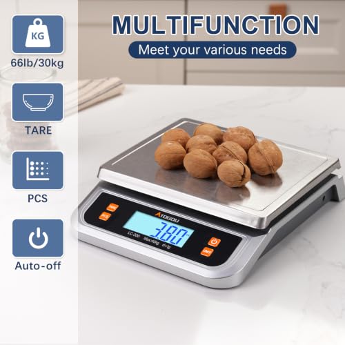 88lb Food Scale (Silver 88 lb (40 kg))