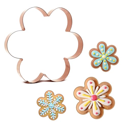 Flower Cookie Cutter 5.25 Inch Made in USA