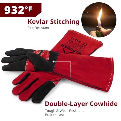 Welding Gloves 16 (16"M-Red)