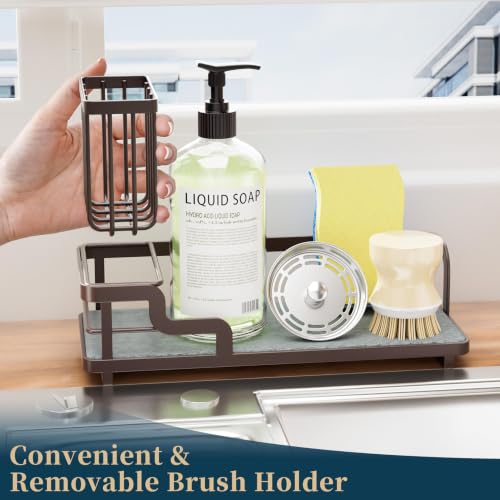 Sponge Holder for Kitchen Sink (Bronze)