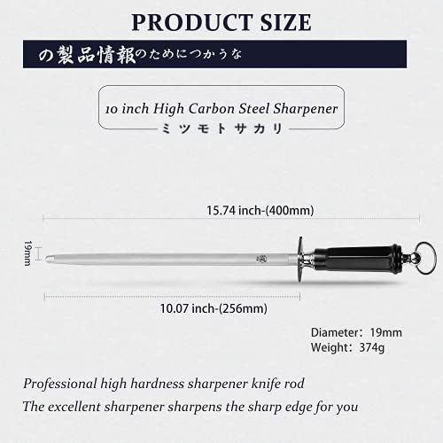 10 Inch Round Diamond Knife Sharpening Rod