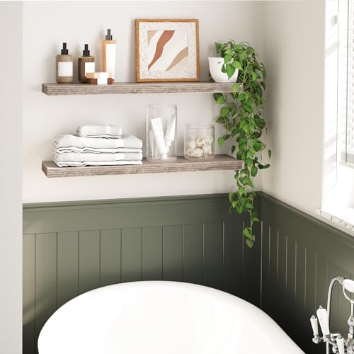 Floating Shelves for Wall (Greige / 31.5 Inches)