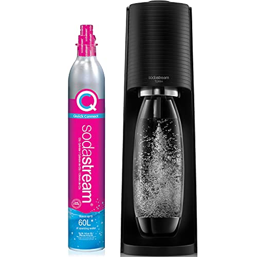 TERRA Sparkling Water Maker (Black / Value Bundle)