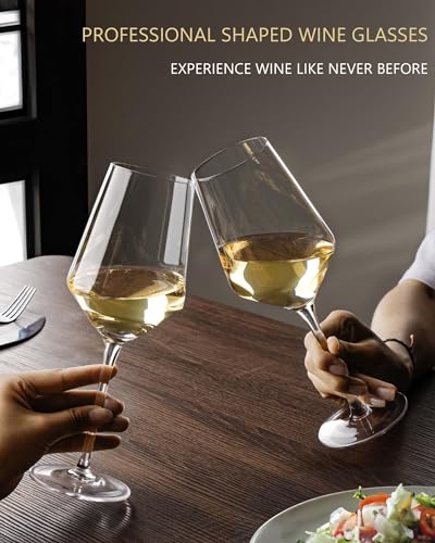 17 oz Lead Free Wine Glasses Set of 4 (4 Count)