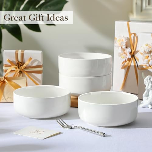 24 OZ Ceramic Bowls Set of 4 (4 Count)