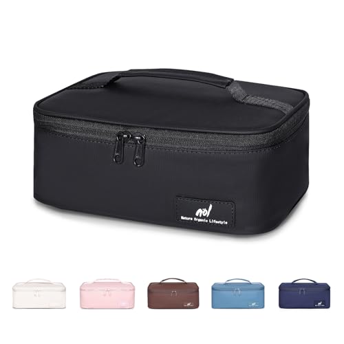 NOL Insulated Lunch Bag for Adults (Black / Small (4.5 Liters))