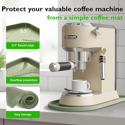 Silicone Coffee Mat (Green / 15.8" x 11.8")