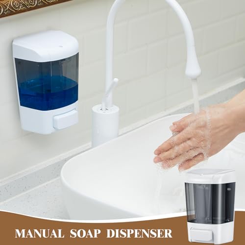 4 Pcs Wall Mounted Soap Dispenser (4 Count)