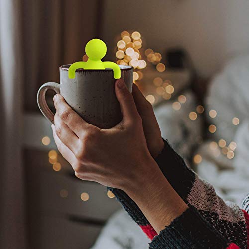 Stainless Steel Tea Infuser Steeper for Loose Tea Extra Fine Mesh Green (Green)