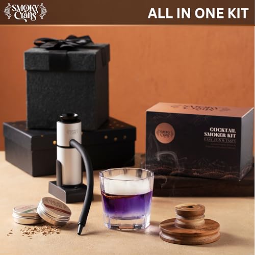 Whiskey Smoker Kit with Smoke Gun (Chimney Kit)