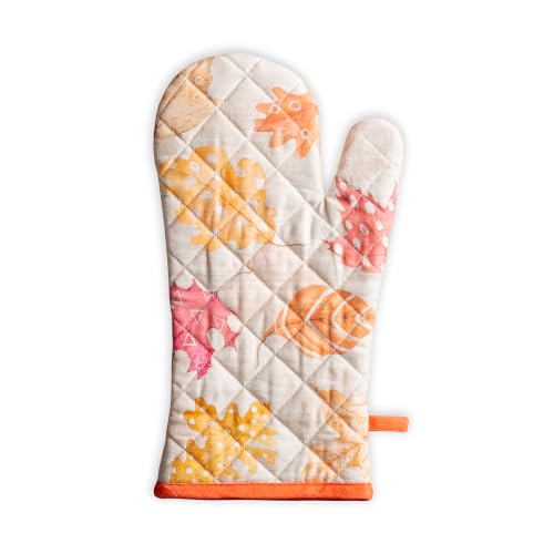 Maison d'Hermine Oven Gloves 100% Cotton Oven Mitt (103 - Colours of Autumn / 7.5" x 13" (Oven Mitt))