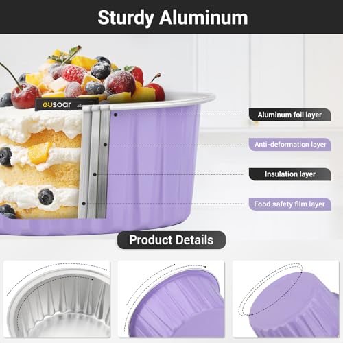 Disposable Ramekins (Light Purple / 60pcs)