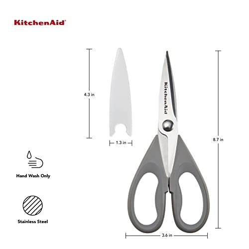 All Purpose Kitchen Shears with Protective Sheath Durable Stainless Steel Scissors