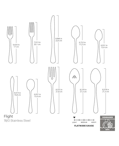 Flight 45 Piece 18 (45-Piece Flatware Set)