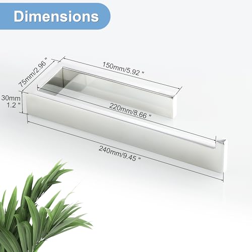Bathroom Hand Towel Holder (Chromed)