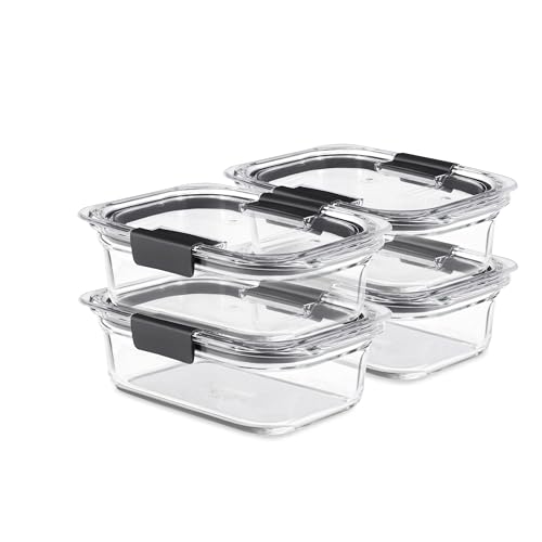 Brilliance Glass Food Storage Containers (3.2 Cup (8-Piece))