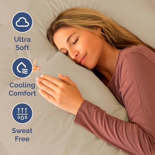 Short Queen Size 4 Piece Bed Sheet Set (12 - Cream / Short Queen)