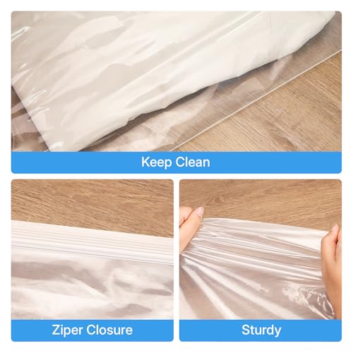 20Pcs Clear 18" x 24" Large Storage Plastic Bags (18x24 Inch(Pack of 20))