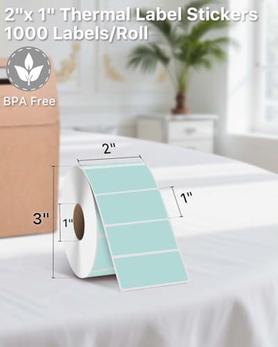2x1 Inch Thermal Labels