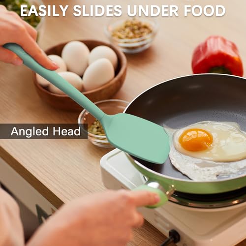 3 Pack Silicone Spatula Set (PureAquaGreen)