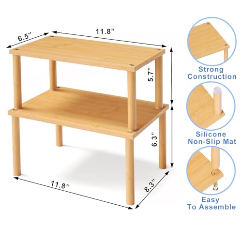 2 Pack Cabinet Organizer Shelf