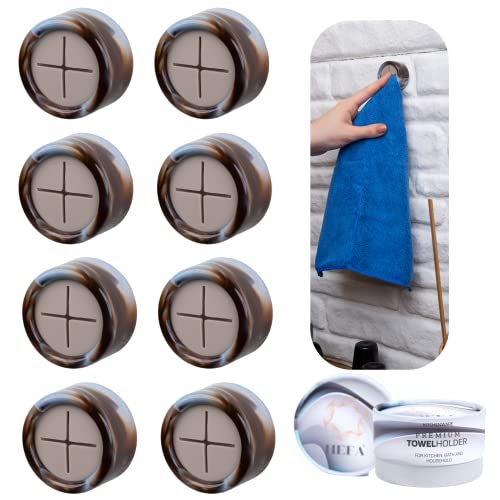 Towel Hooks 8 Pack Eco (8 Pack / Sky Blue)