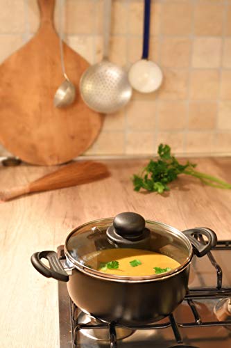 Italia Linea 30 Non Stick Dutch Oven with Glass Lid