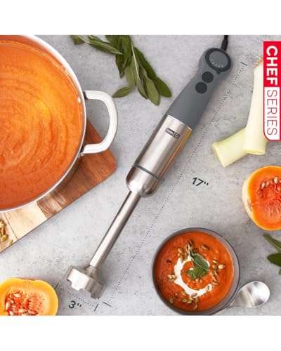 Chef Series Deluxe Immersion Hand Blender Set (Chef Series Deluxe / Cool Grey)
