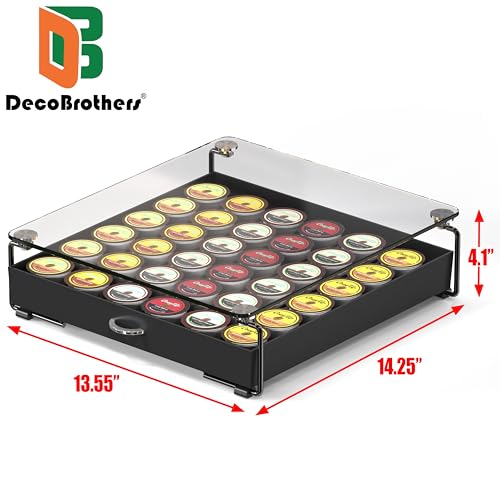 Tempered Glass K (36 Capsules / Black with Glass Top)