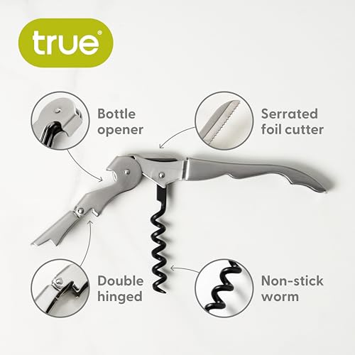Truetap Double Hinged Waiter's Corkscrew Wine Opener