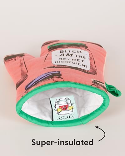 Oven Mitts Cute Kitchen Accessories & Kitchen Gifts (Bitch I Am the Secret Ingredient)