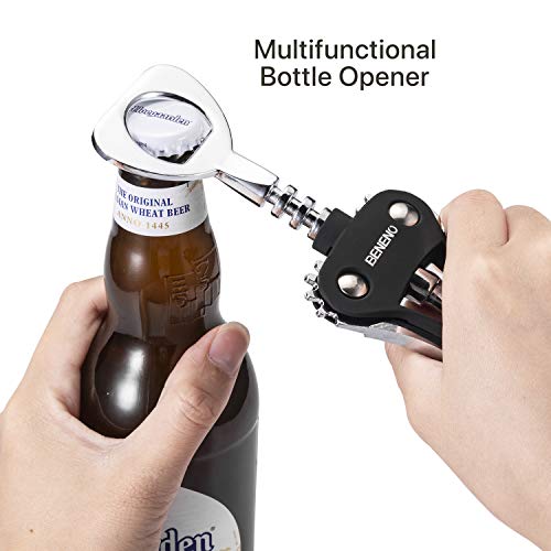 Wine Opener with Stainless Steel Wine Foil Cutter