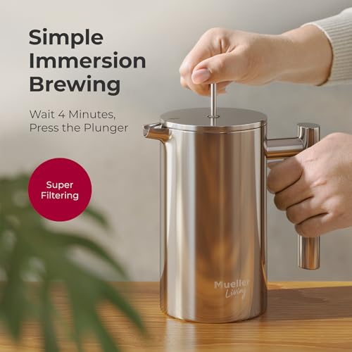 Living French Press Coffee Maker 20oz (20 Oz)