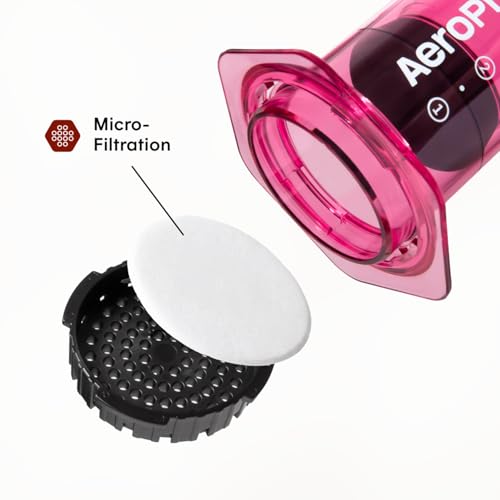 Clear Pink Coffee Press (Pink / Standard)