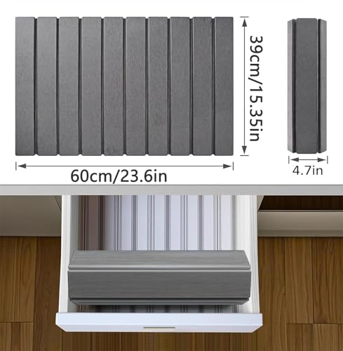 Stone Drying Mat for Kitchen Counter (Dark Gray B / 23.6" x 15.4")