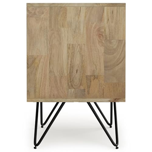 Hunter 20" Wide Solid Mango Nightstand in Refined Natural (Refined Natural / 20 inch)