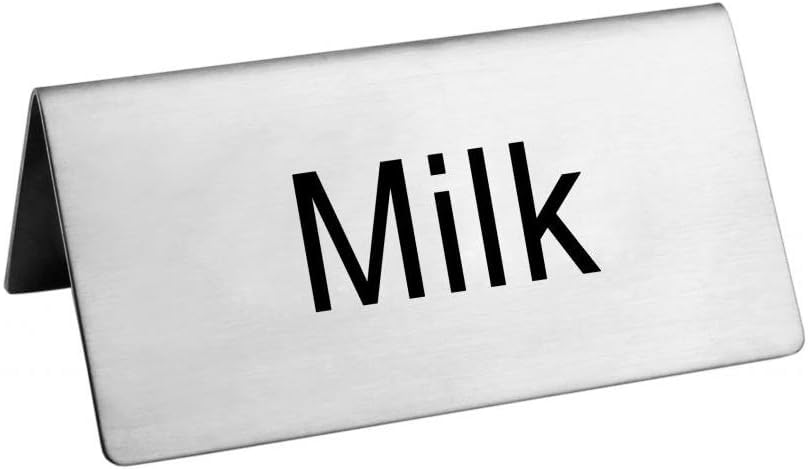 Stainless Steel Table Tent Sign