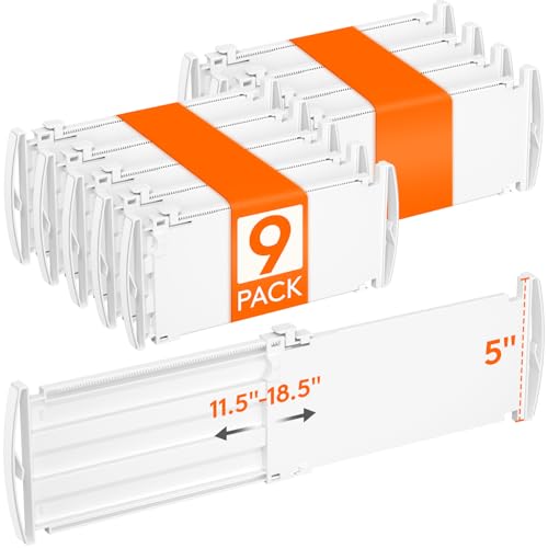 5" Tall Drawer Dividers (5"H, 11.5-18.5"L)